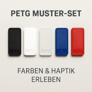 PETG Muster-Set Farben & Haptik erleben