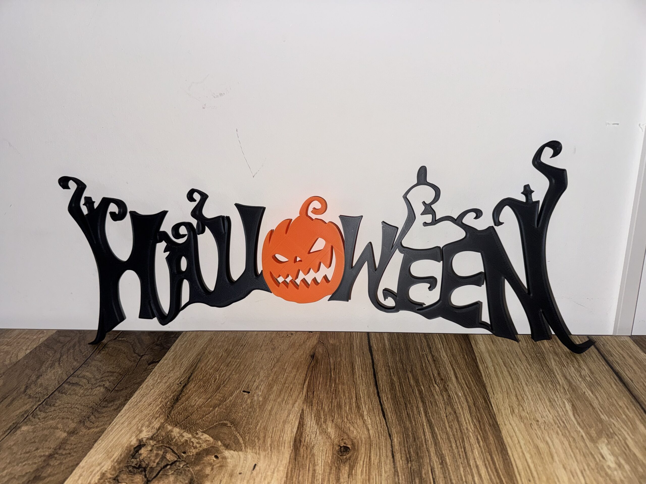 Halloween-Schriftzug „HALLOWEEN“ – 3D-Druck aus 3 Teilen – Bild 4