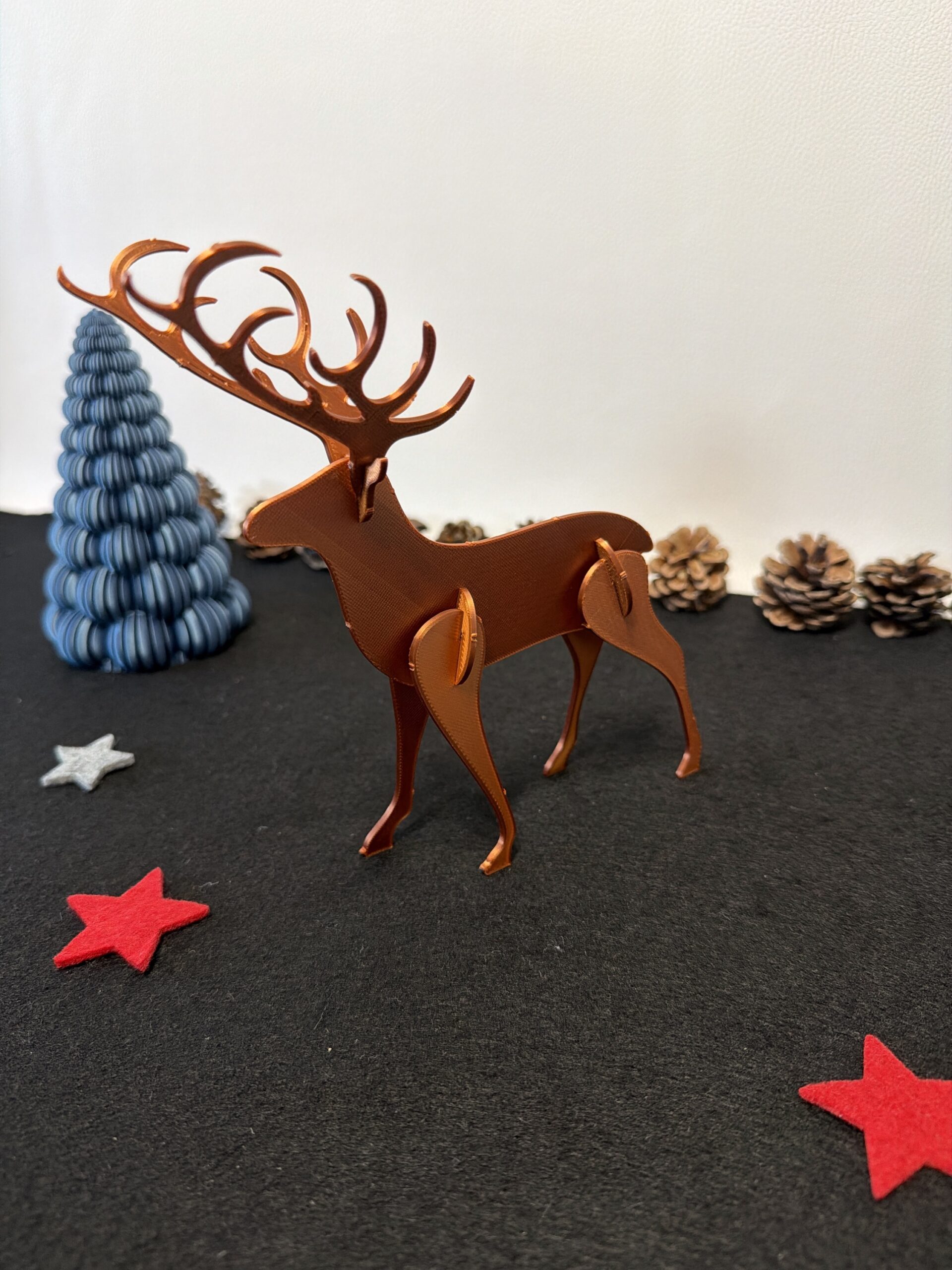 Weihnachtshirsch zum Zusammenstecken – Bild 3