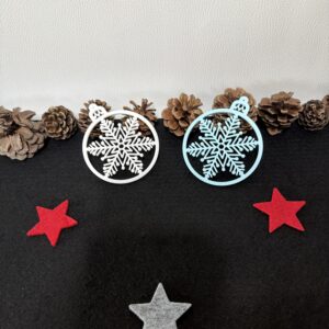 Weihnachtsanhänger „Filigrane Schneeflocke“