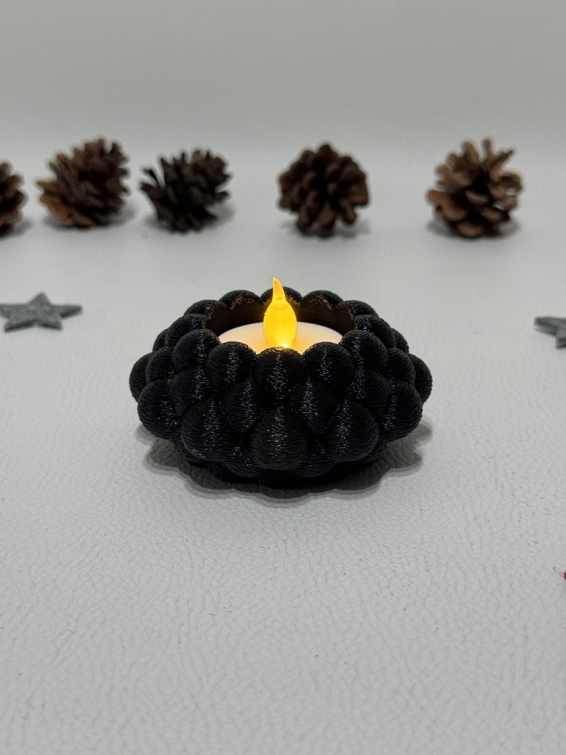 Teelichthalter „Bubble Knot“