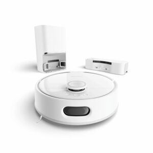 SwitchBot Saugroboter S10 mit Absaugstation und Wasserauffüllstation weiß