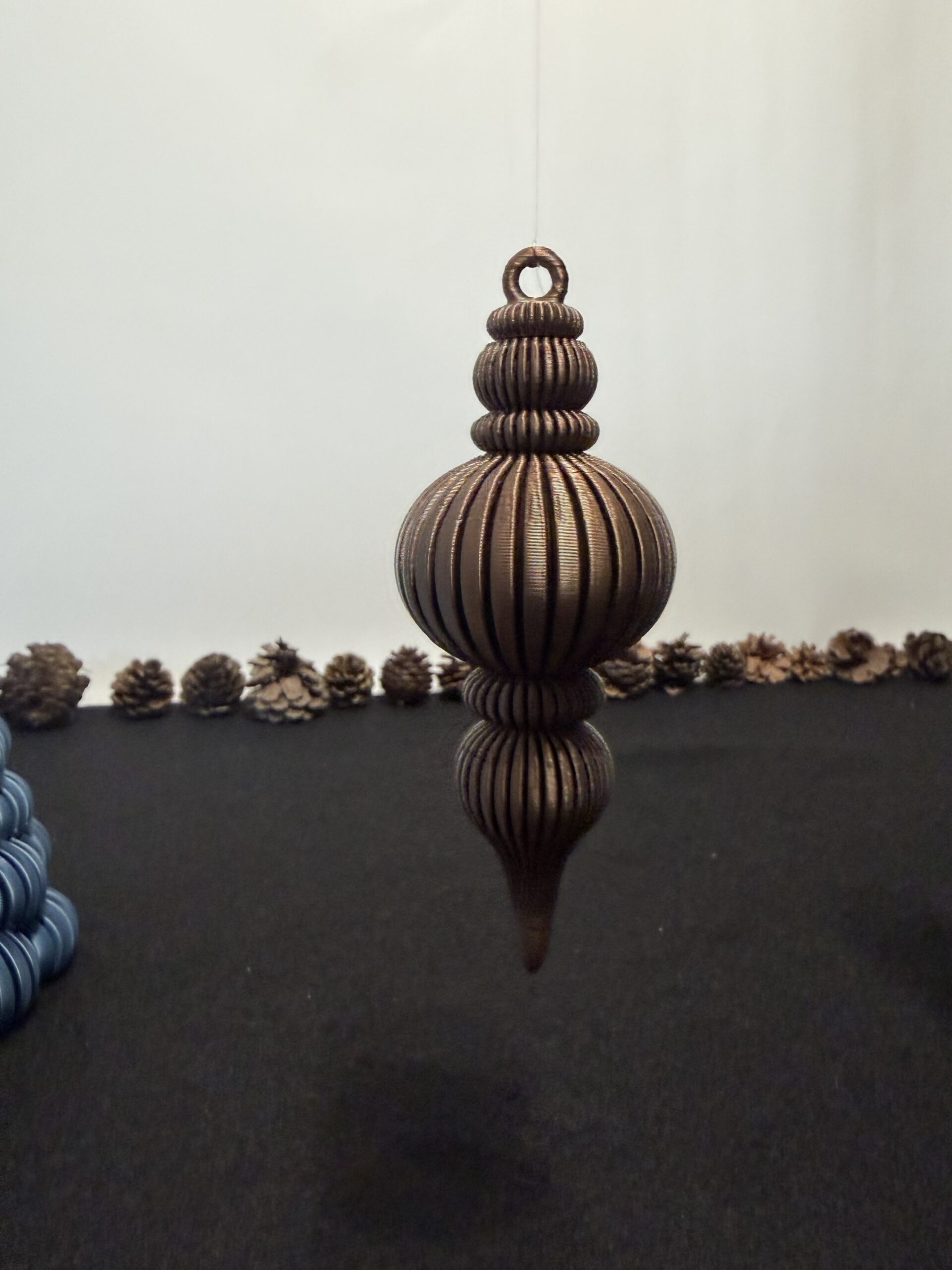 elegante Weihnachtsbaum Anhänger in 5 edlen Farben – Bild 6