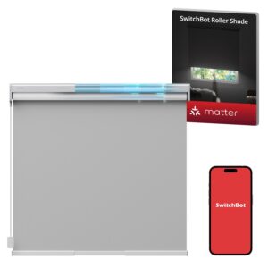 SwitchBot Roller Shade smarter elektronischer Rollo weiß Größe XL